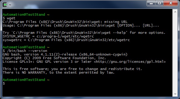 Cygwin terminal install